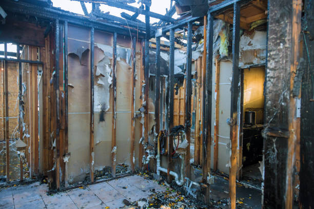 Professional Fire Damage Repair technician working in Uniontown, PA